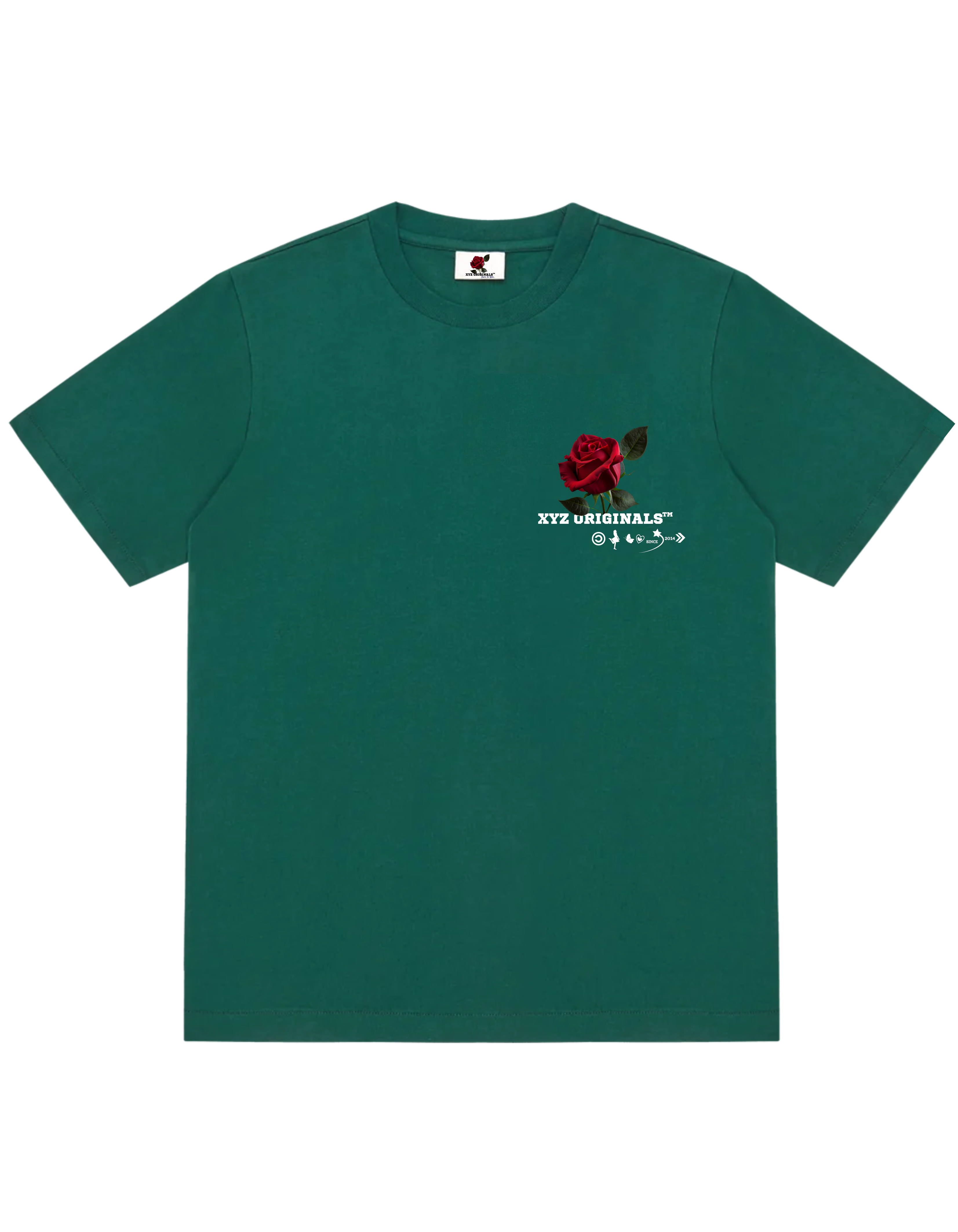 XO™Rose Logo Unisex T-Shirt - Kelly Green