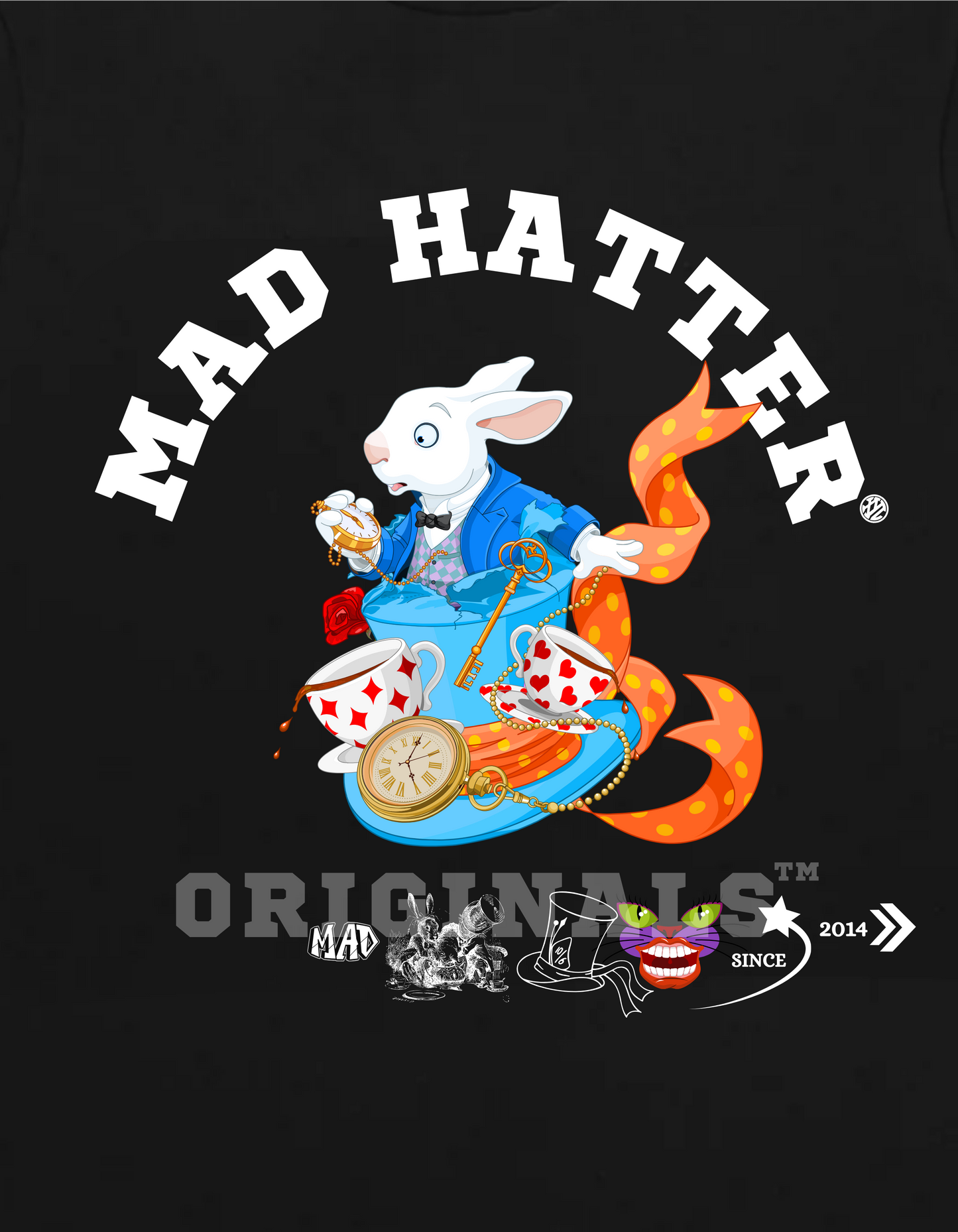 Mad Hatter T-Shirt - Black