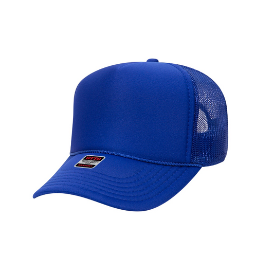 OTTO® Cap 5 Panel Mid Profile Trucker Hat | Minimum Order Quantity x 12