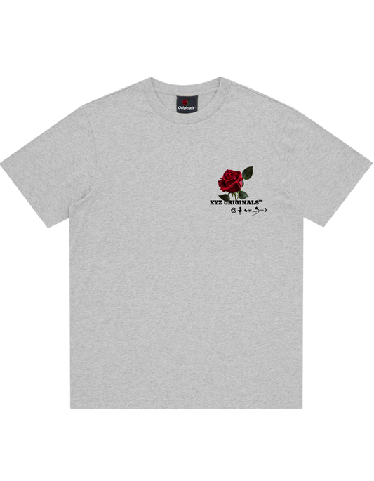 XO™Rose Logo Unisex T-Shirt - Heather Grey