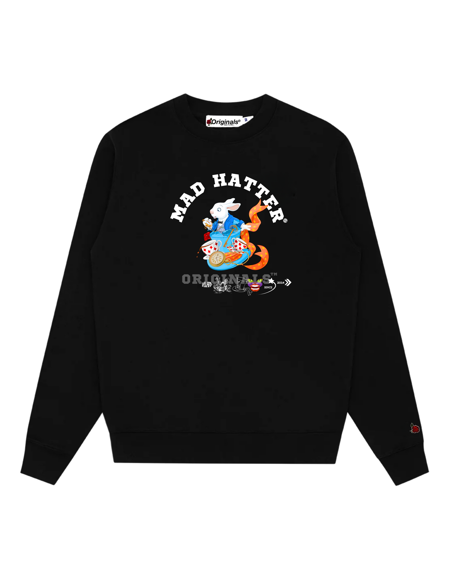 Mad Hatter Crewneck - Black