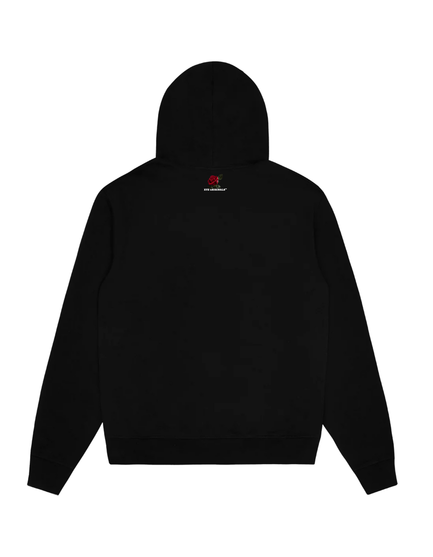 One Arm Handstand Kickflip Small Logo Unisex Pullover Hoodie  - Black