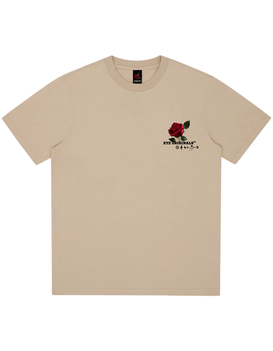 XO™ Rose Logo Unisex T-Shirt - Desert Dust