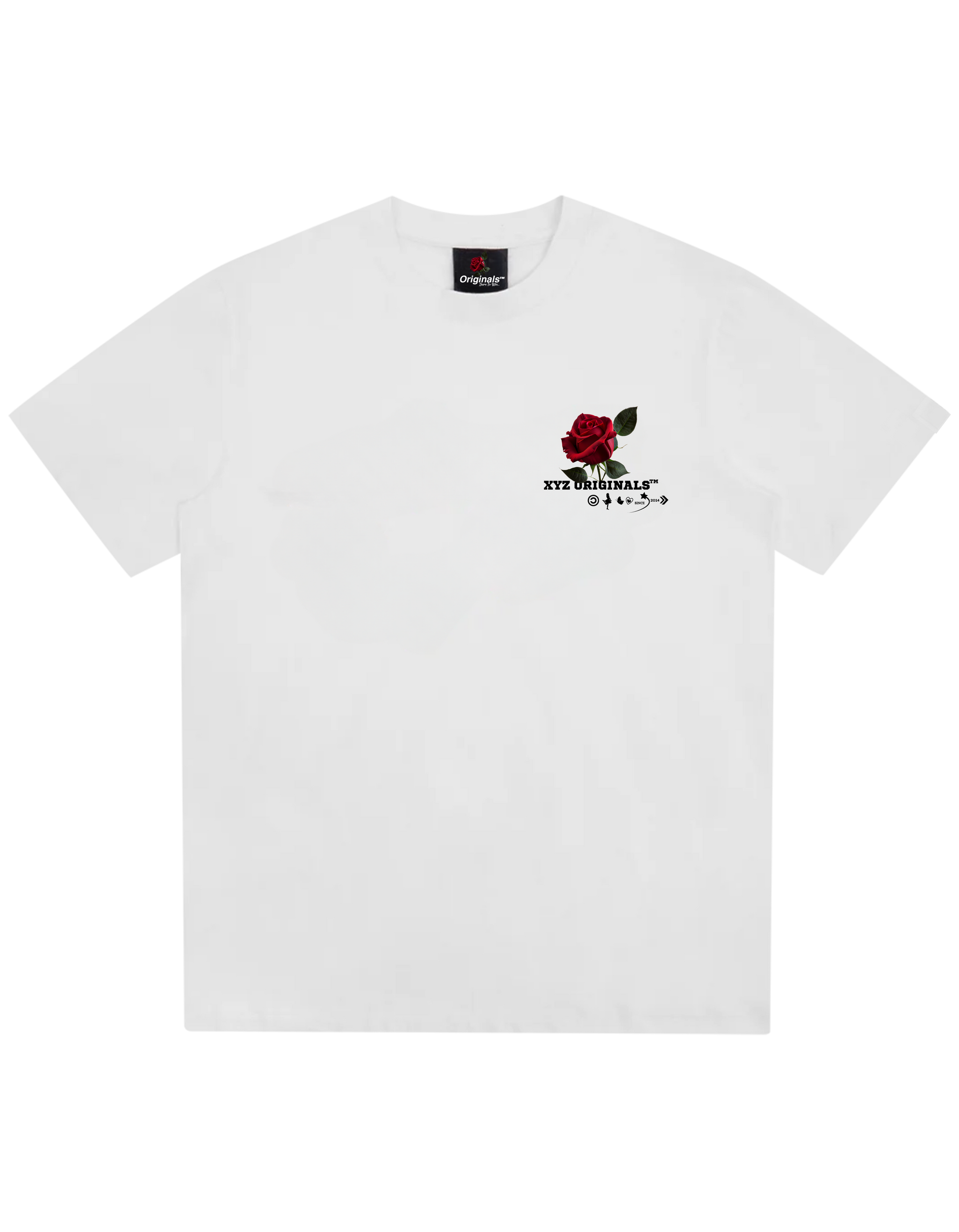 XYZ Originals ROSE LOGOT-SHIRT-WHITE-