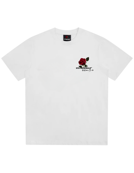 XYZ Originals ROSE LOGOT-SHIRT-WHITE-