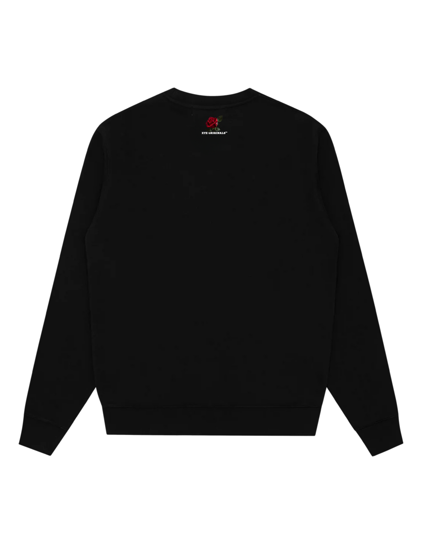 XO™Rose Logo Unisex Crewneck - Black