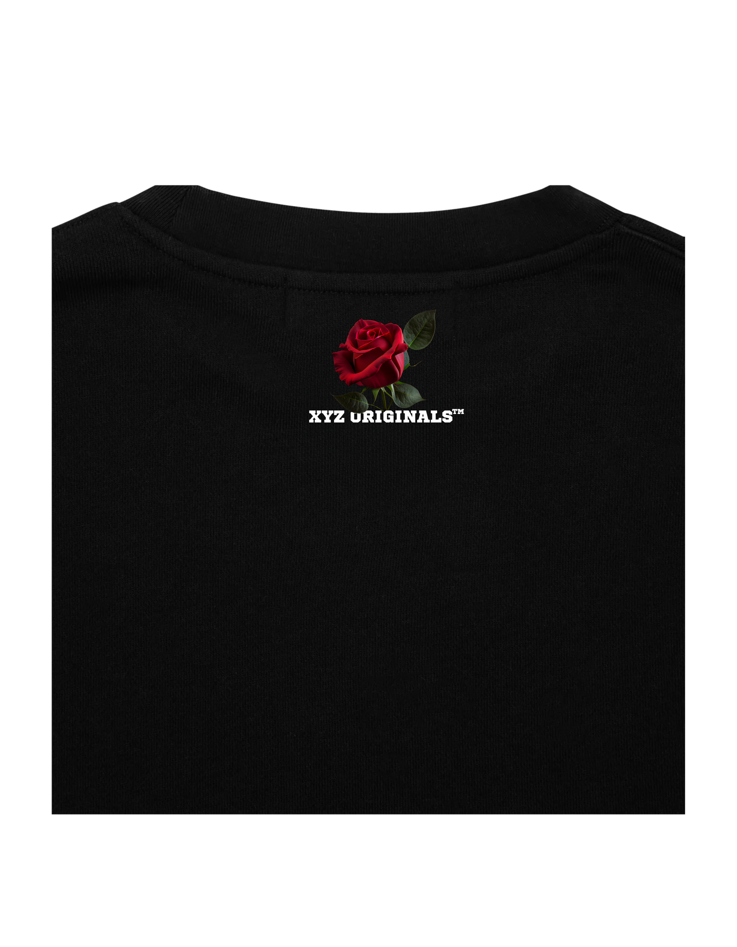 XO™Rose Logo Unisex Crewneck - Black