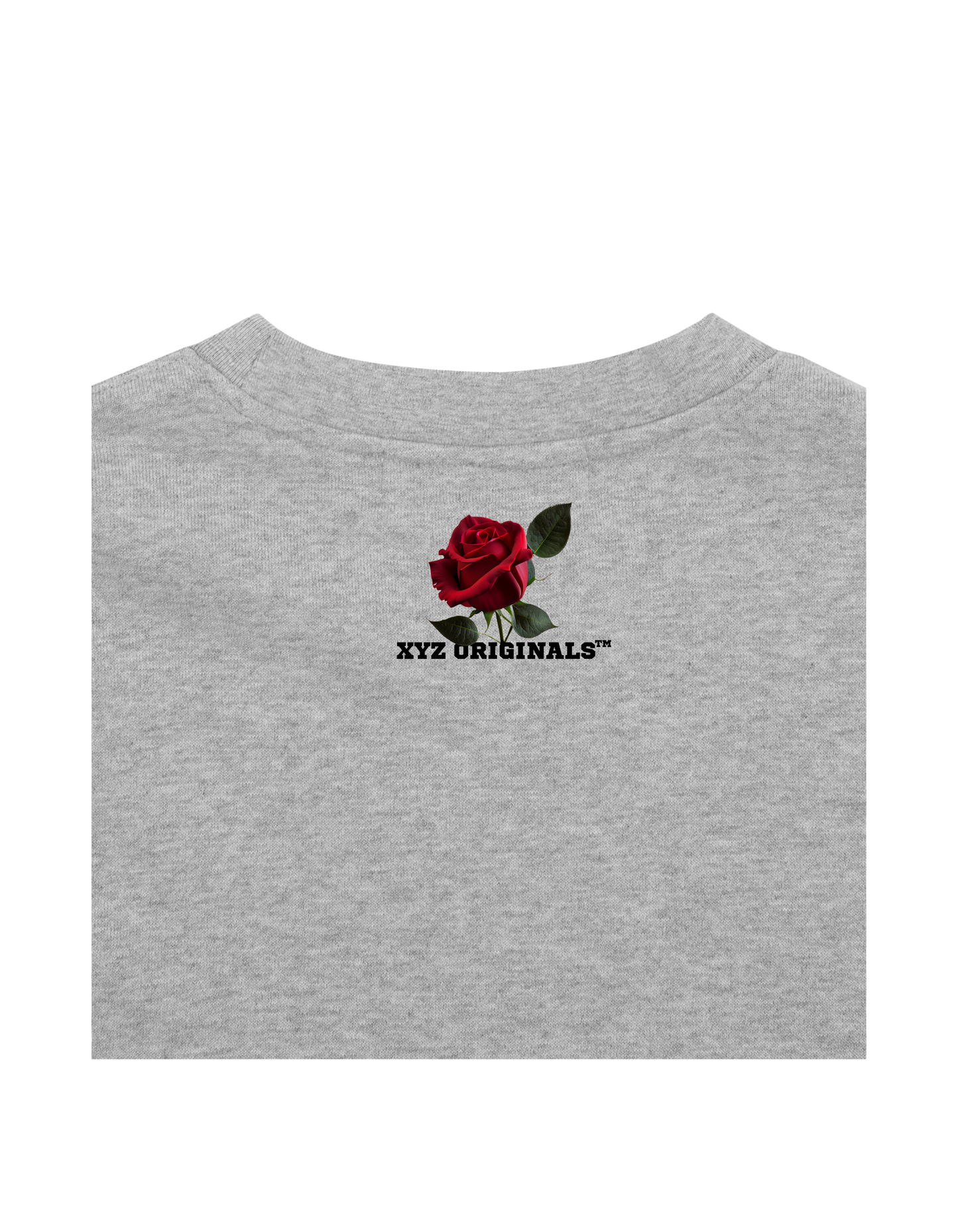 XO™Rose Logo Unisex Crewneck - Heather Grey