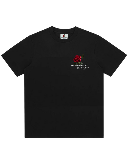 XO™Rose Logo Unisex T-Shirt - Black