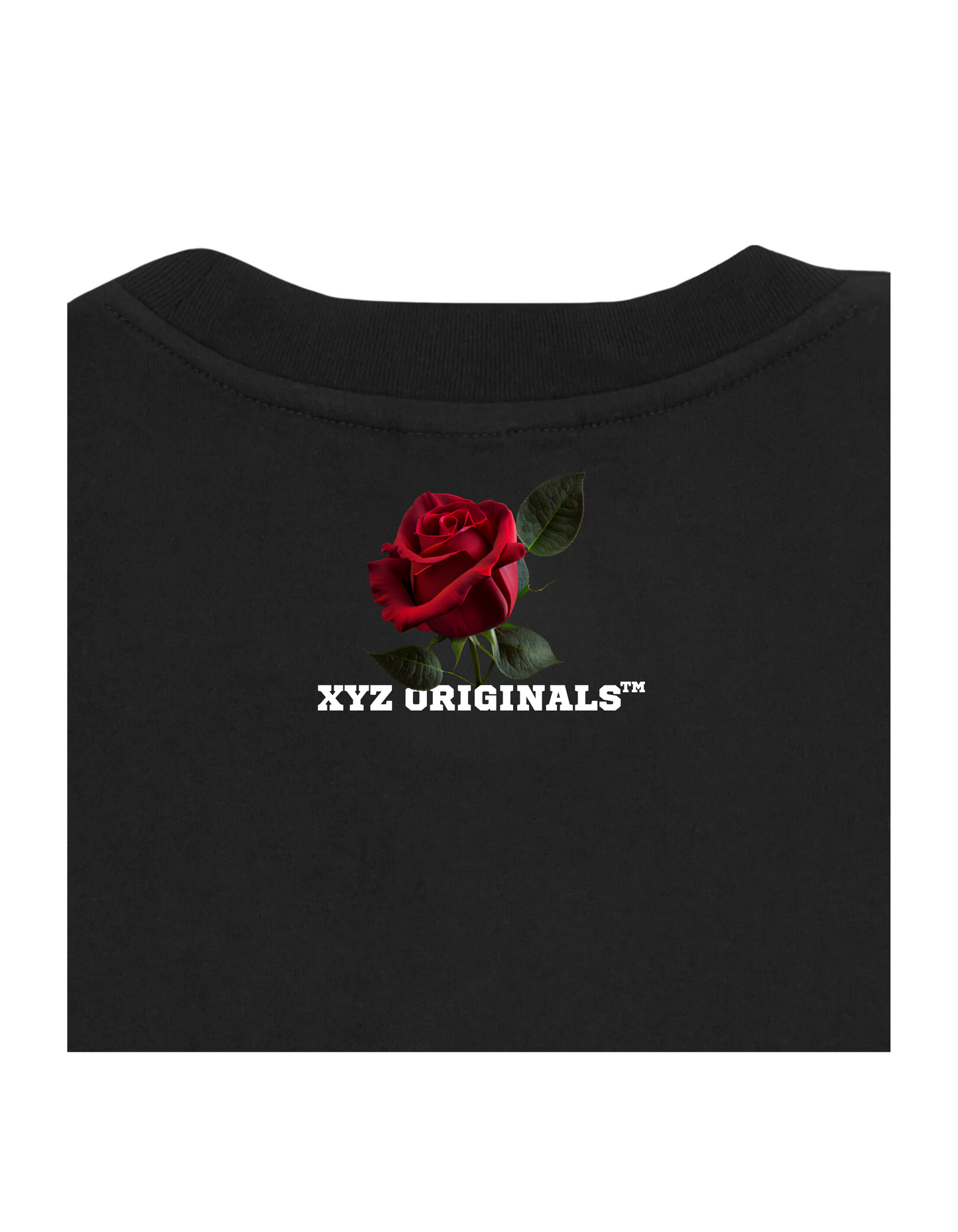 XO™Rose Logo Unisex T-Shirt - Black