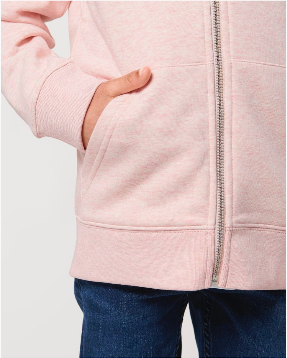 Mini Runner Kids Brushed Zip-Through Sweatshirt - SX149